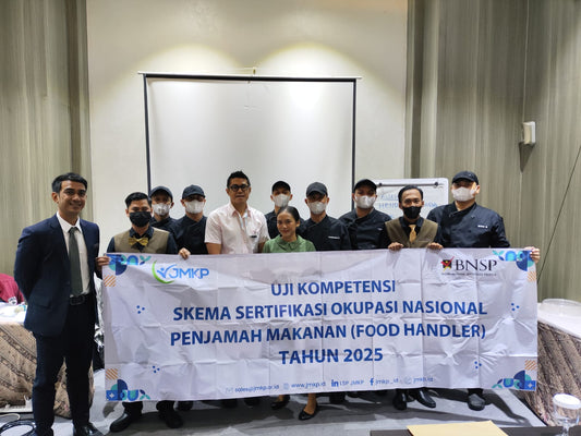 PELAKSANAAN SERTIFIKASI KOMPETENSI PENJAMAH PANGAN (FOOD HANDLER) – AROSA HOTEL JAKARTA