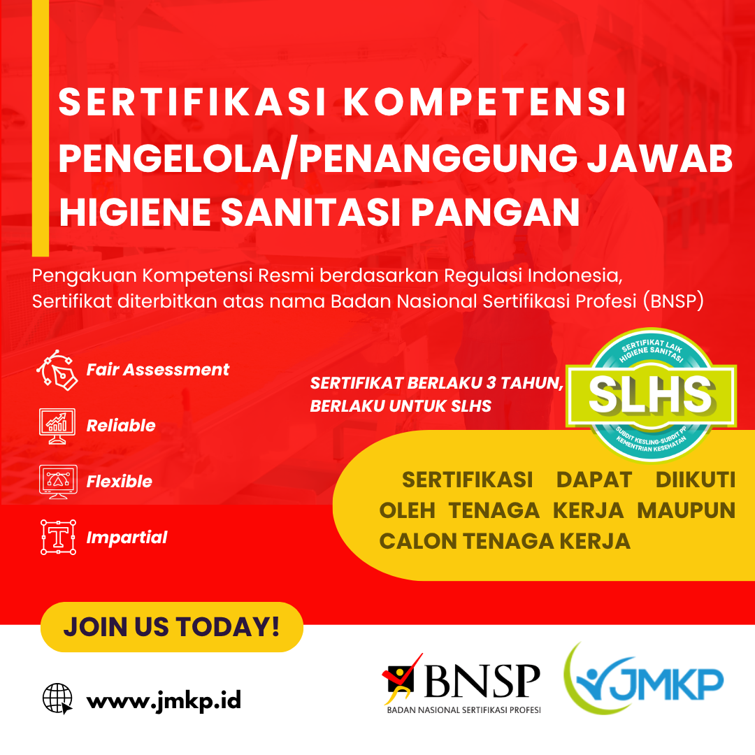 Sertifikasi Kompetensi Pengelola/Penangung Jawab HSP SLHS