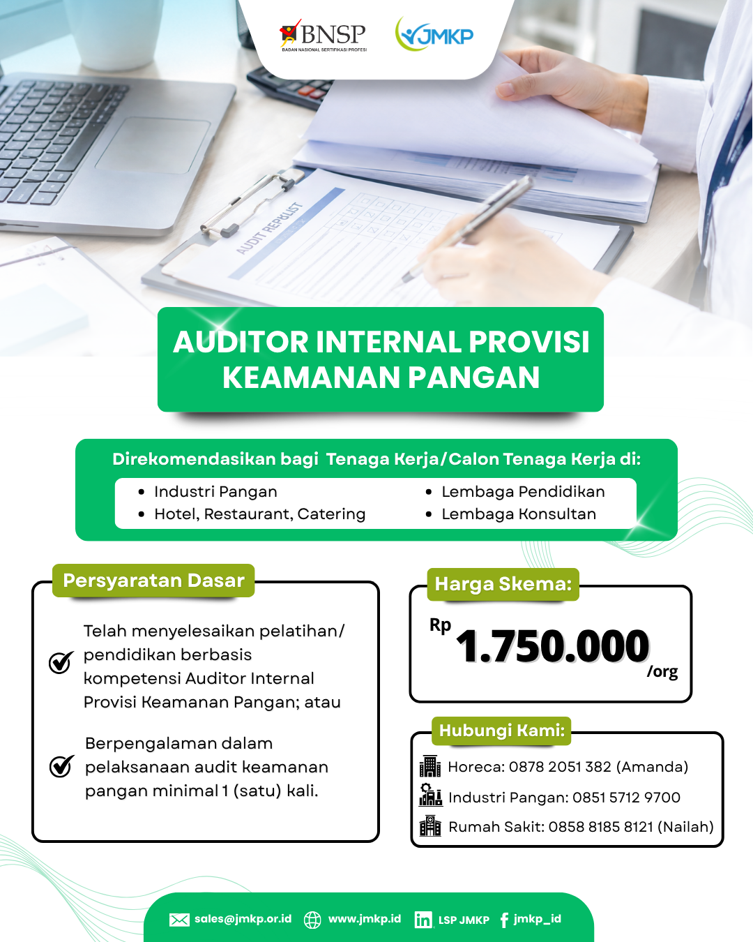 Auditor Internal Provisi Keamanan Pangan