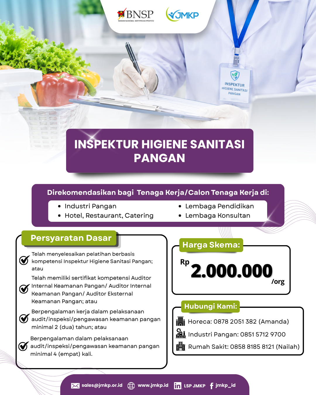 Inspektur Higiene Sanitasi Pangan