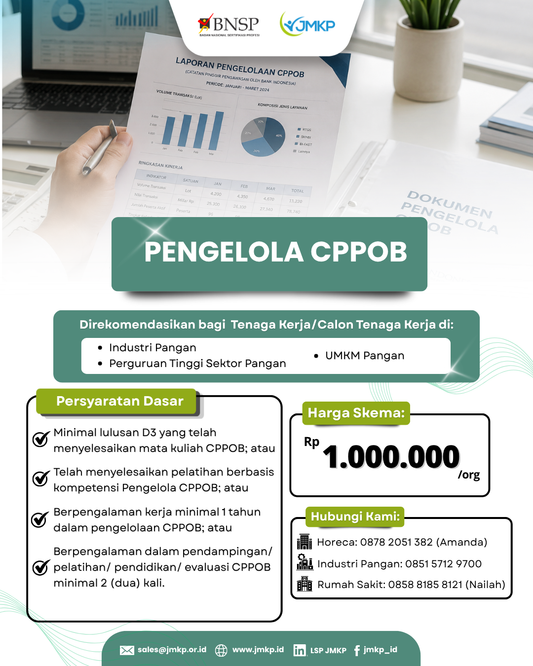 Sertifikasi Kompetensi Pengelola CPPOB