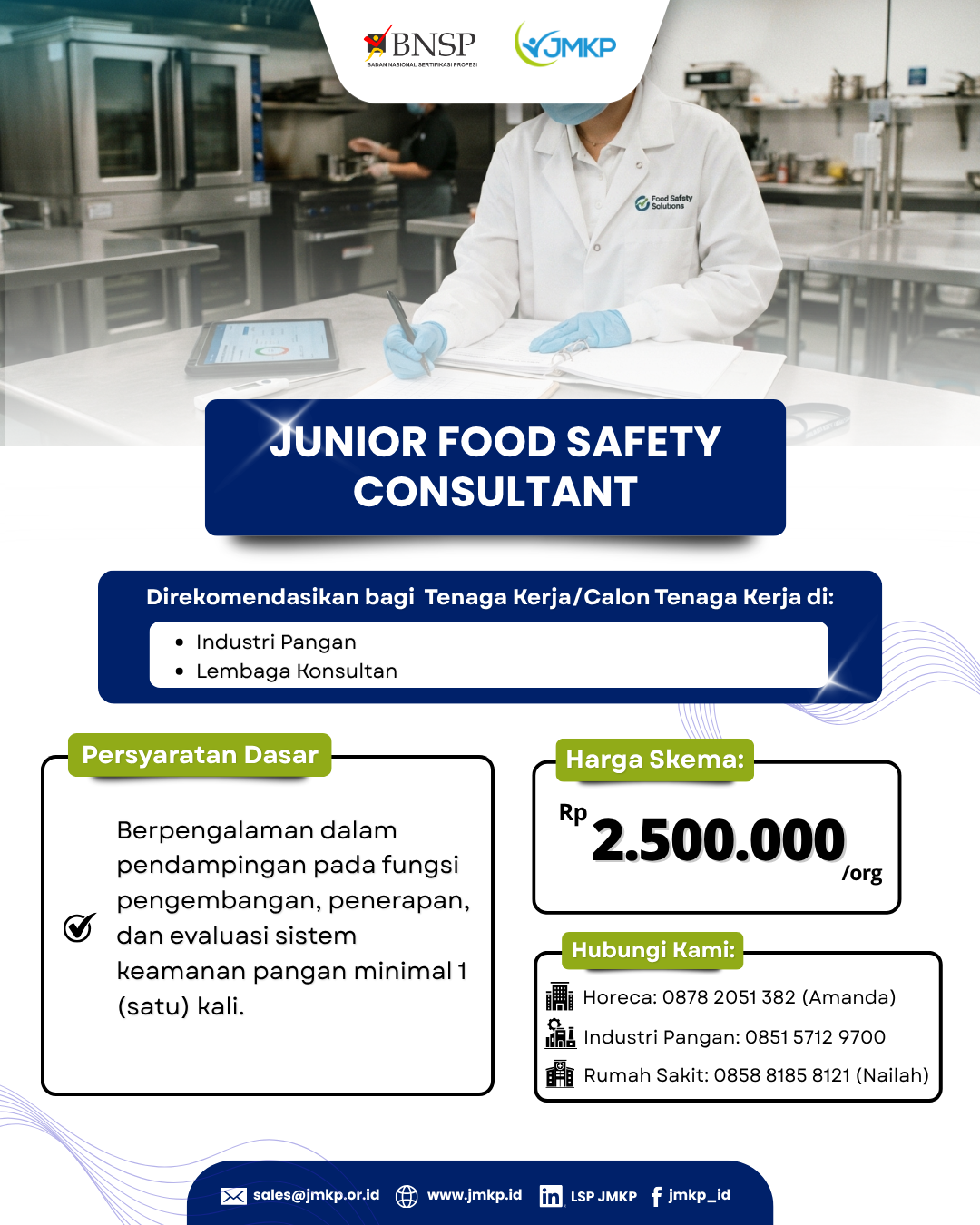 Junior Food Safety Consultant