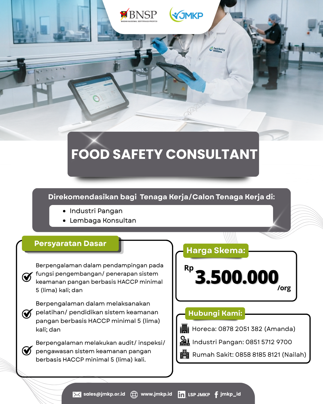 Food Safety Consultant