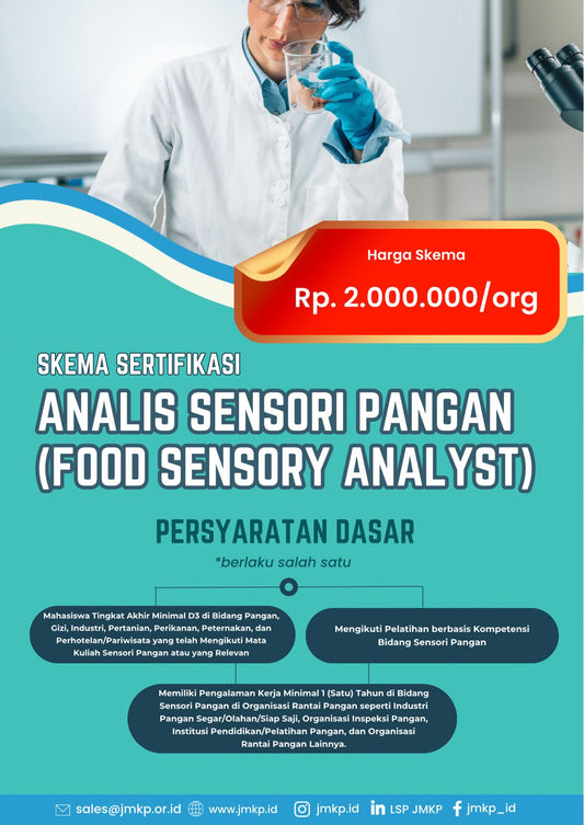 Sertifikasi Kompetensi Analisis Sensori Pangan (Food Sensory Analyst)